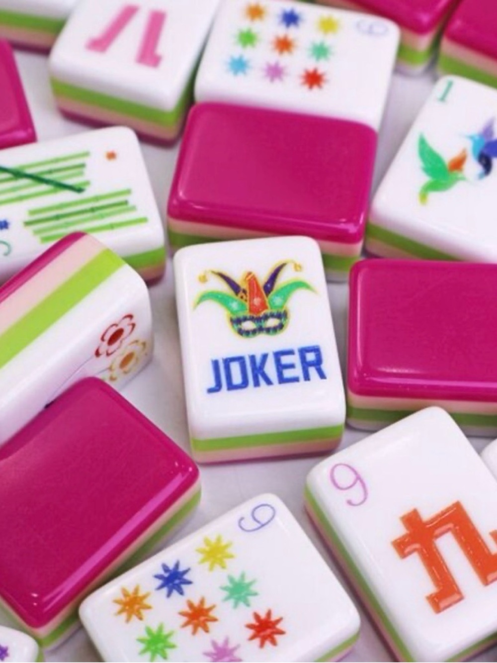 Mahjong Acrylic Tile Set